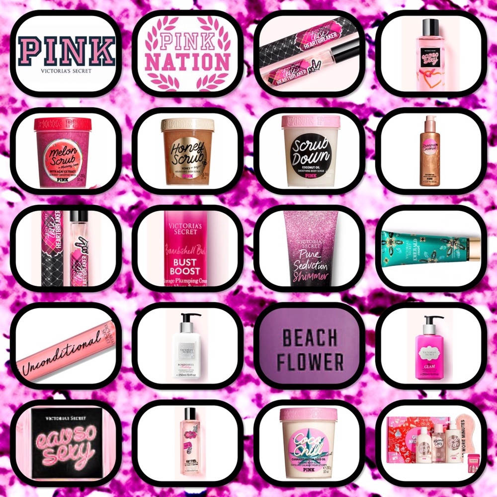 6 Face body scrub mixed lot bundle Victoria's PINK